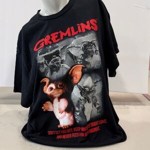 Gremlins Graphic Tee - Black with White Logo